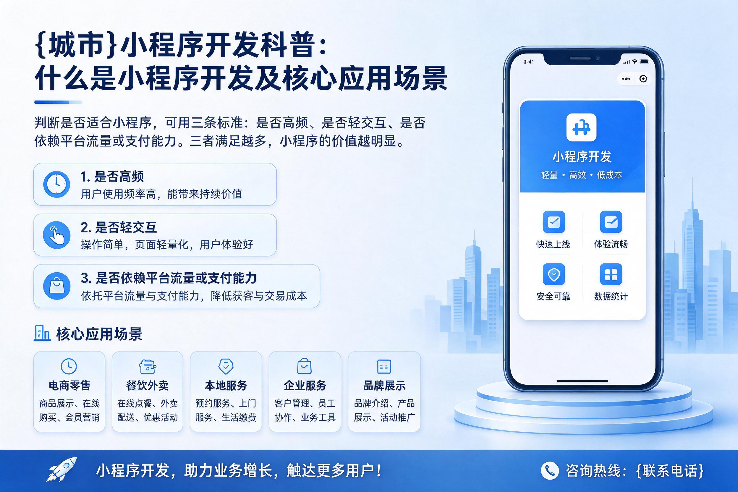 和平小程序开发科普：什么是小程序开发及核心应用场景